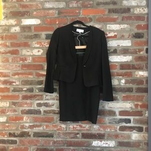 Calvin Klein skirt suit- dark navy